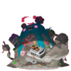 Imagen de Garbodor Gigamax variocolor en Pokémon HOME