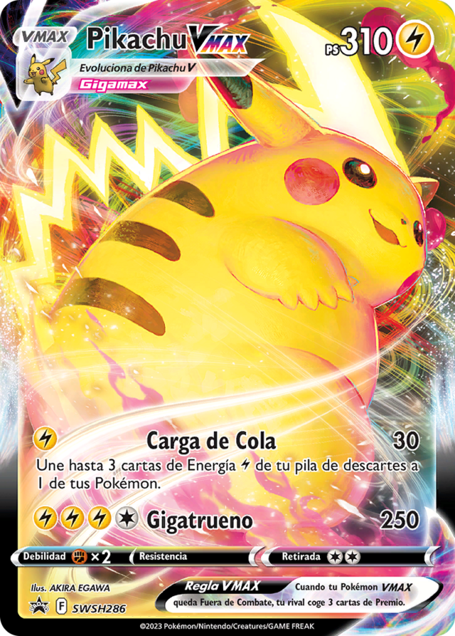 Pikachu VMAX (SWSH Promo 286 TCG) - WikiDex, la enciclopedia Pokémon