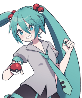 Diseño base de Hatsune Miku en GOT YOU!.