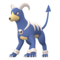 Imagen de Houndoom variocolor hembra en Pokémon Diamante Brillante y Pokémon Perla Reluciente