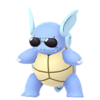 Wartortle con gafas de sol