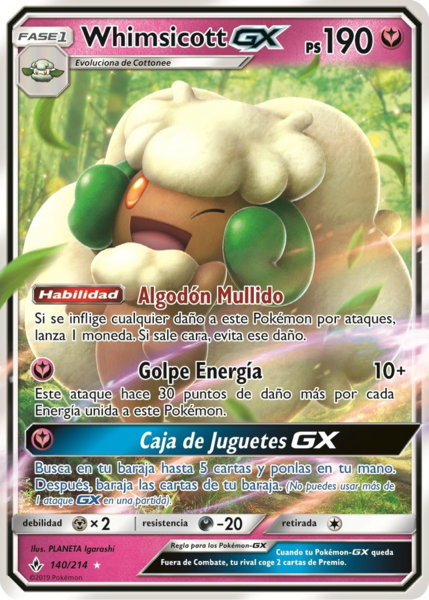 Archivo:Whimsicott-GX (Vínculos Indestructibles 140 TCG).png