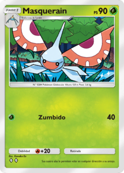 masquerain pokemon card Cards: 2/101 REVERSE HOLO # 19J37  Archeron 20 Artist masquerain pokemon card | EX