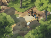 Seviper usando niebla.
