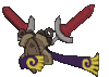Imagen posterior de Doublade variocolor en Pokémon X, Pokémon Y, Pokémon Rubí Omega, Pokémon Zafiro Alfa, Pokémon Sol, Pokémon Luna, Pokémon Ultrasol y Pokémon Ultraluna