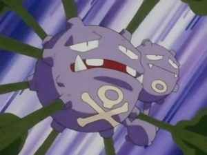 Weezing usando pantallahumo.