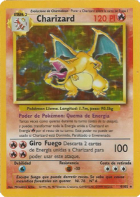 Versión de la carta en Base Set