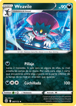 Carta de Weavile