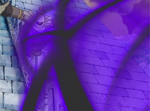 Dusknoir usando pulso umbrío.