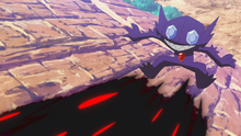 Sableye de Ult/Unai usando Sombra Vil.