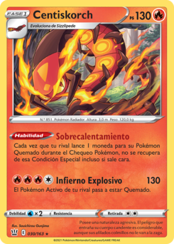 Carta de Centiskorch