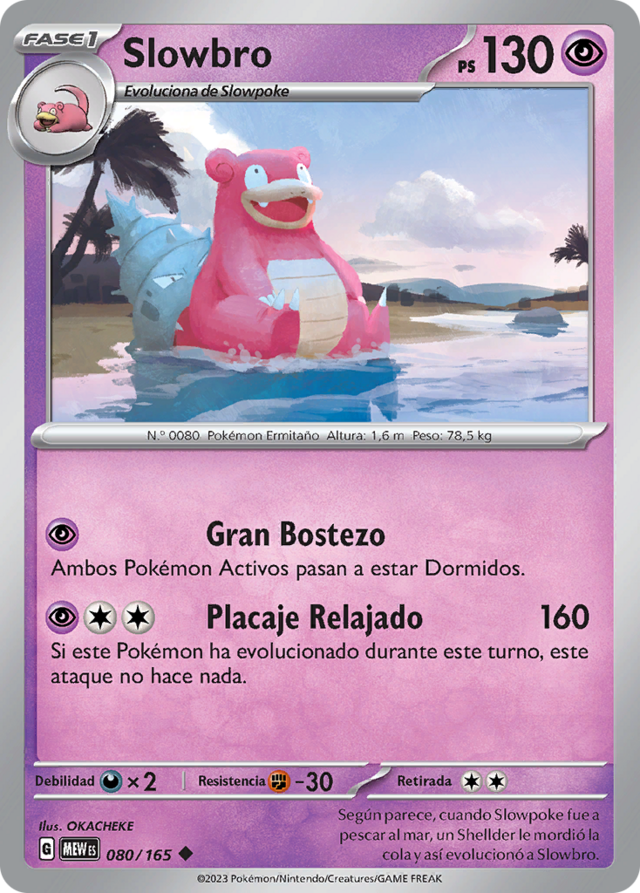 Slowbro 151 TCG WikiDex La Enciclopedia Pok mon