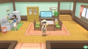 Primer piso de la casa del protagonista en Pokémon: Let's Go, Pikachu! y Pokémon: Let's Go, Eevee!.