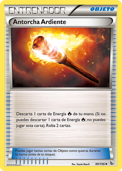 Carta Antorcha Ardiente