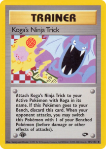 Koga's Ninja Trick (TCG) - WikiDex, la enciclopedia Pokémon