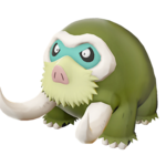 Imagen de Mamoswine variocolor hembra en Leyendas Pokémon: Arceus