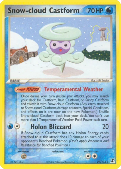 Snow-cloud Castform (Delta Species TCG) - WikiDex, la enciclopedia Pokémon