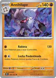El ataque Rabieta de Annihilape deja al propio Pokémon Confundido.