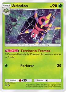 Versión de la carta en Fuego Carmesí