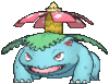 Imagen de Venusaur hembra en Pokémon X, Pokémon Y, Pokémon Rubí Omega, Pokémon Zafiro Alfa, Pokémon Sol, Pokémon Luna, Pokémon Ultrasol y Pokémon Ultraluna