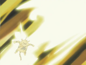 Electabuzz usando Impactrueno/Rayo.