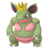 Nidoqueen con corona