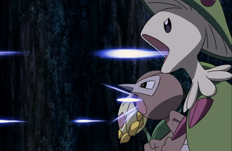 Breloom, Nuzleaf y Sunflora usando recurrente.