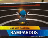 Rampardos en Pokémon Rumble.