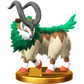 Trofeo de Gogoat en SSB4 para Wii U.