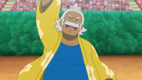 Kaudan uno de los Árbitro/Juez Pokémon de la Liga de Alola.