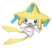 Jirachi en Pokémon Diamante Brillante y Perla Reluciente.
