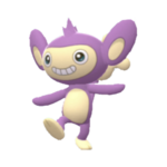 Imagen de Aipom macho en Pokémon Diamante Brillante y Pokémon Perla Reluciente