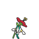 Icono de Floette flor roja en Pokémon Escarlata y Púrpura