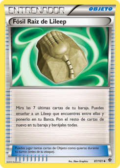 Carta Fósil Raíz de Lileep