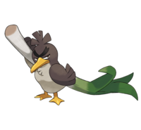 Ilustración de Farfetch’d de Galar