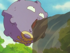 Koffing de James usando Humo/Polución.