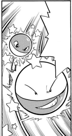 Voltorb y Electrode de Ken usando Rapidez.