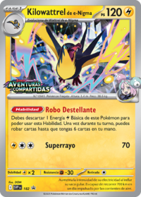 Kilowattrel de e-Nigma (SV Promo 182 TCG)