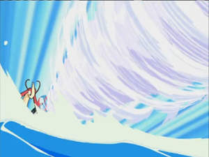 Milotic usando ciclón.