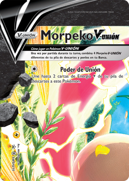 Archivo:Morpeko V-UNIÓN (SWSH Promo 215 TCG).png
