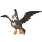 Imagen de Staravia hembra en Pokémon Diamante Brillante y Pokémon Perla Reluciente
