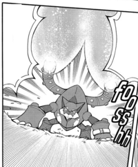 Volcanion usando hidrobomba en el MP19.