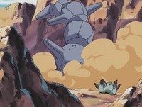 Steelix usando excavar.