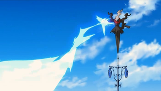 Darkrai usando onda voltio.