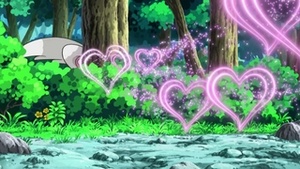 Snivy usando atracción.