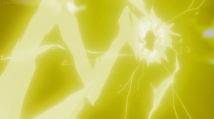 Pikachu de Ash usando rayo.