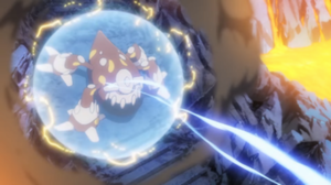 Heatran salvaje usando Protección en el GEN12.
