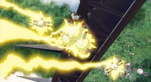 Magnemite y Magneton de Zero usando Atactrueno/Rayo en la P11.