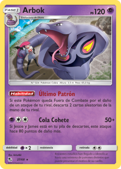 Carta de Arbok