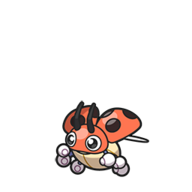 Icono de Ledyba en Pokémon Diamante Brillante y Perla Reluciente